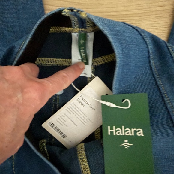 HALARA Flex Flare Wide-Leg Denim Jeans 6 NWT - Picture 14 of 16